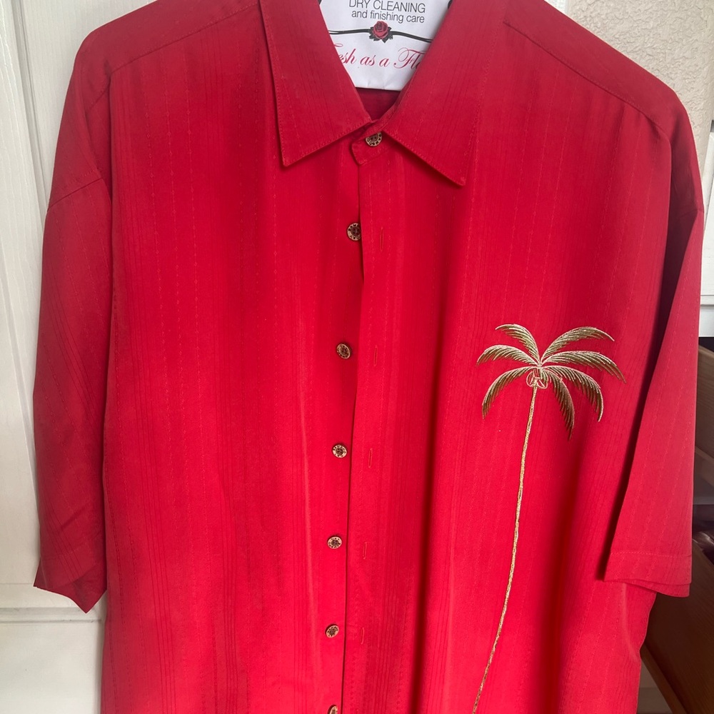Bambo Bay like Tommy Bahama silk shirt